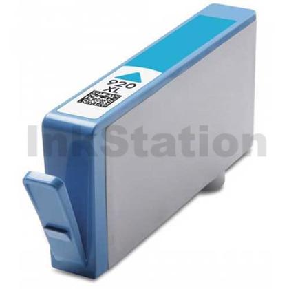 Compatible HP No.920XL (CD972AA) Cyan High Yield Ink Cartridge (with chip)